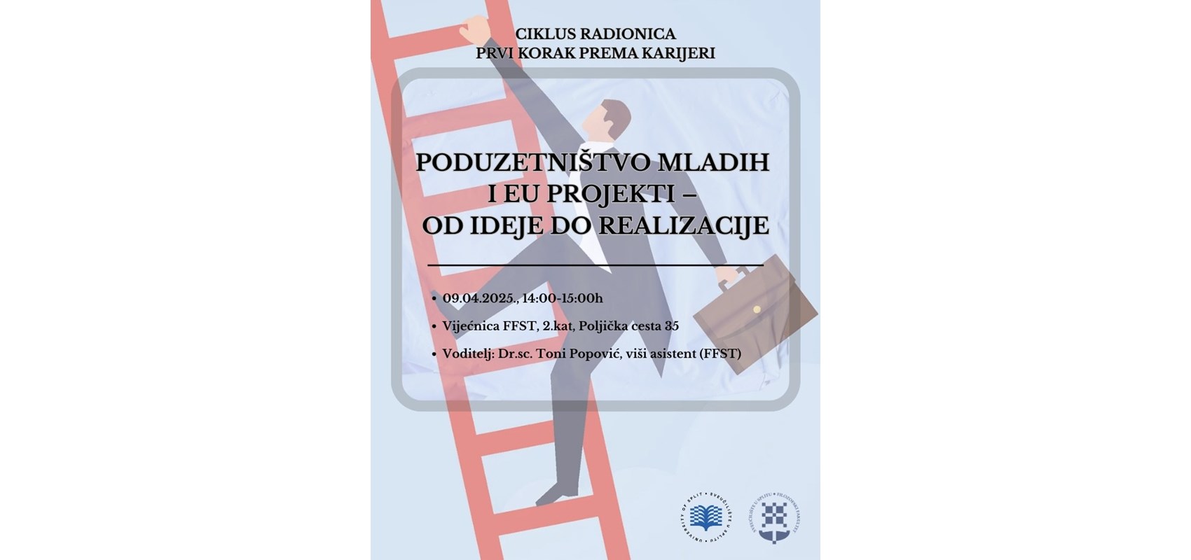 Prijave na radionicu “Poduzetništvo mladih i EU projekti - od ideje do realizacije”